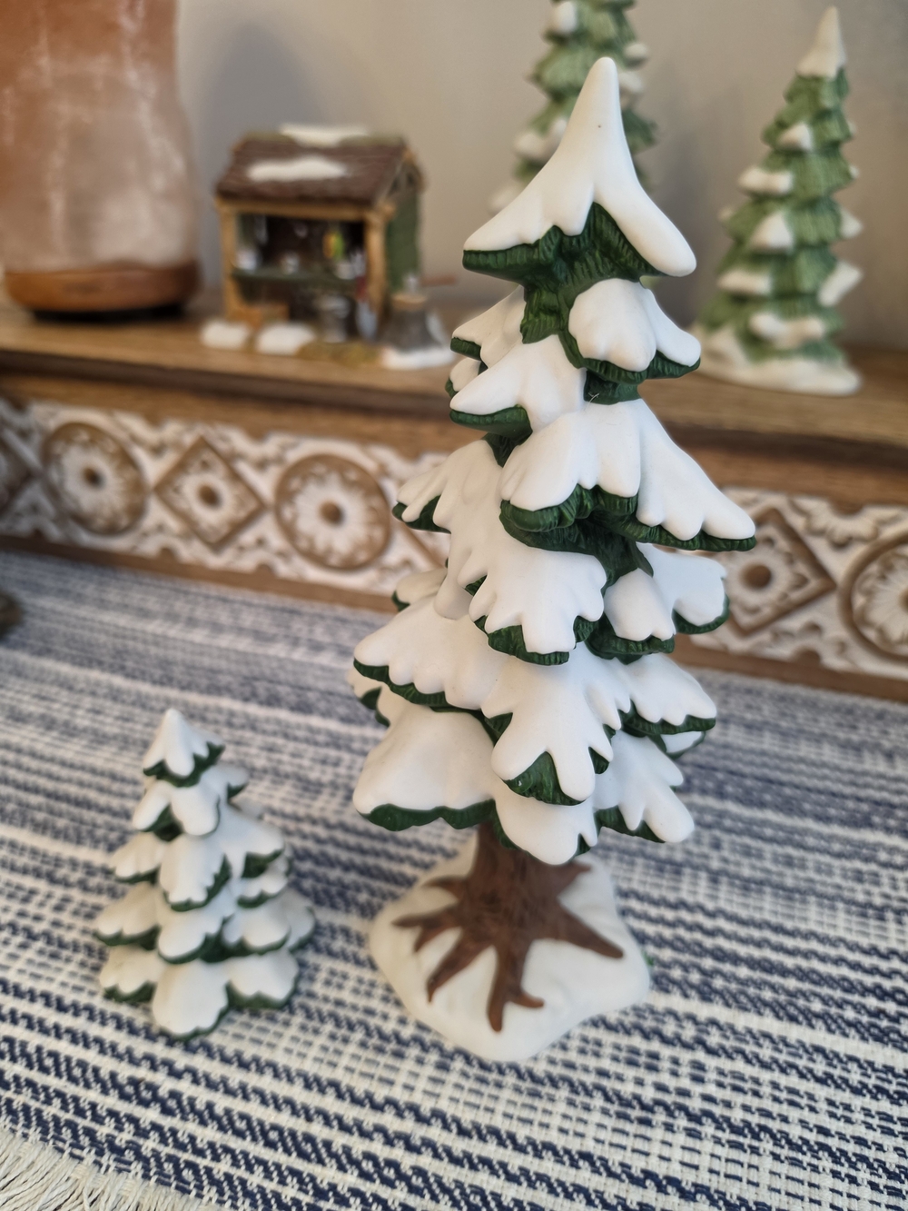 Department 56 Heritage Village Snow-Capped Pine Tree Set